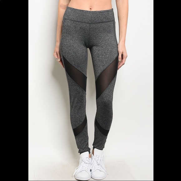Gray Yoga Pants - Picture 1 of 3